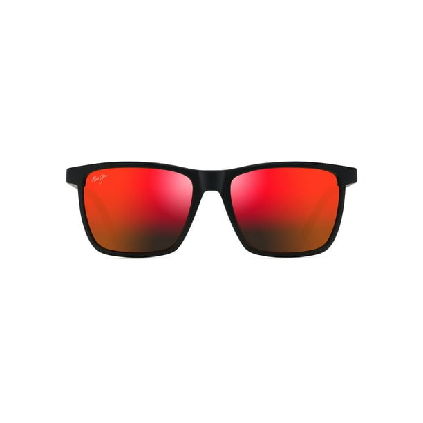 Gafas de Sol Maui Jim One Way Polarizadas Negras Grandes