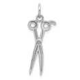 thumbnail image 1 of 14K White Gold Scissors Charm, 1 of 2