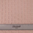 thumbnail image 3 of Zelouf Solid Tiffany Textured Knit  , Sewing, DIY, Crafts Fabric by the Yard, Blush, 10 Yard, 3 of 4