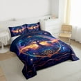 thumbnail image 4 of Feelyou Dreamy Life Tree Bedding Comforter Set, Outer Space Planet Twin Comforter Sets, Western Bohemian Theme Reversible Bedding Set, Lightweight Room Decor, 2 Pieces, 4 of 9