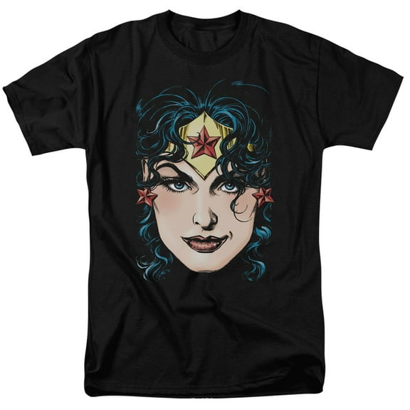 Dco Jla - Wonder Woman Head - Short Sleeve Shirt - XXXX-Large