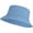 Blue, variant on Unisex Cotton Packable Bucket Hat Sun Hat Plain Colors for Men Women