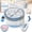 White+Gray, variant on USB Portable Washing Machine | for Clothes & Dishes, Travel, Dorms, RVs 3.0【Smart Control System】【Dual-Direction Turbo】Ultrasonic Sink Washing Machine