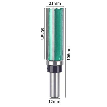 

1PC 8mm Shank Cutter Router Bit Trimming Woodworking Milling Cutter Four Blades