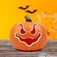 thumbnail image 1 of Adorno de linterna de calabaza para Halloween modelo de calabazas falsas de mesa BLESIY Naranja BLESIY Luz de calabaza de Halloween, 1 of 8