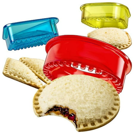 

Sandwich Cutter and Sealer Cutter and Sealer Ideal for Lunch Boxes and Bento Boxes Lunch for Boys and Girls Sandwich Cutters for Kids 1Pcs-Blue-Triangle