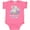 Hot Pink, variant on Inktastic My Babysitter Loves Me Cute Elephants Clouds Moon and Stars Boys or Girls Baby Bodysuit