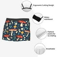 thumbnail image 6 of Kll Colorful Mushrooms Men'S Cotton Boxer Briefs Underwear-Medium, 6 of 9