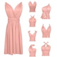 thumbnail image 3 of Fgnfyis Little Girl Dresses Convertible Daughter Matching Party Gown for Show Princess Flower Girl Dress Pink 5-8 Years, 3 of 4
