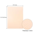 thumbnail image 2 of Unique Bargains Pearlescent Card Stock 25 Sheets, 8x11.5 Inch 92 Lb/250gsm, Light Gold, 2 of 6