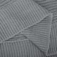 thumbnail image 5 of Suéteres Umfun para mujer, sueltos, informales, de punto, lisos, estampados, cuello redondo, manga 3/4, suaves al tacto, ligeros, gris, talla 3XL, 5 of 5