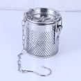 thumbnail image 3 of Stainless Steel Tiny Holes Spice Infuser Soup Straining Basket Seasoning Ball Filtering Tool Kitchen Gadget (Medium Size), 3 of 8