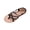 Black, variant on Women's Wide Width Flat Sandals, Flip Flop Casual Strapy Slip on Summer Beach Shoes White