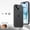 Black, variant on Designed For iPhone 15 Phone Case,With Camera Protection,NO Back Heat Dissipation,With Frame Snap-on Switch,Ultra Slim Shockproof Drop Protection Rugged Metal Phone Case,Silver
