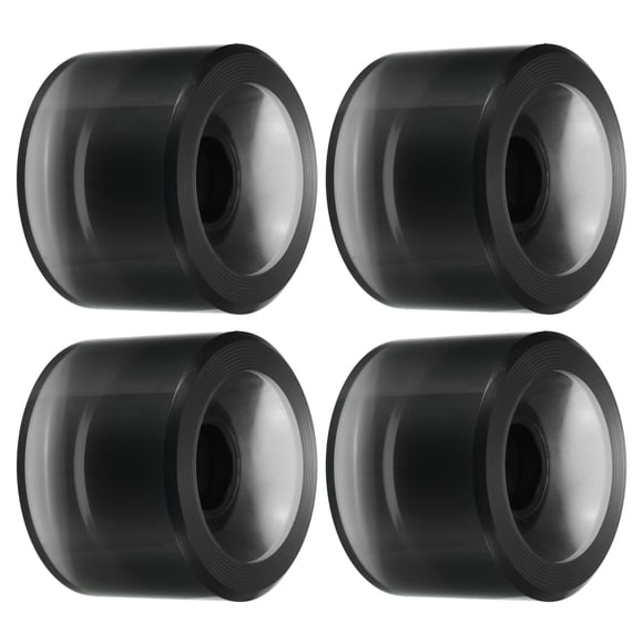 Ruedas de Cruiser Suaves Uxcell de 70mm 78A Ruedas de Calle Reemplazo de Ruedas de Patineta PU Gris Claro 4 Paquete