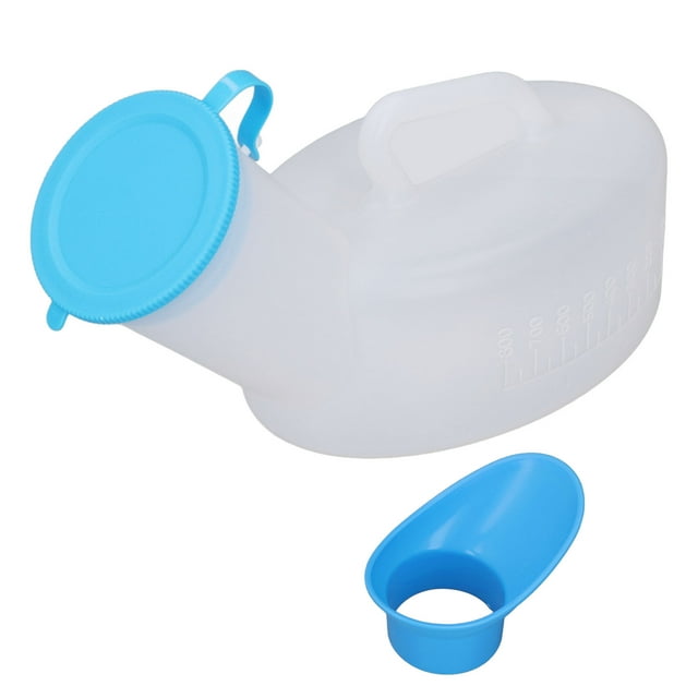 Bouteille d'Urine pour Personnes Âgées, Bouteille d'Urine Grande Capacité Étanche Anti-Déversement pour Femme pour la Conduite 800 ml Femme