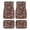 Autumn Camo Leaves Pattern, variant on Pzuqiu Stylish 4-Piece Car Floor Mats with Leopard Print Pattern - Non-Slip All-Weather Interior Protection