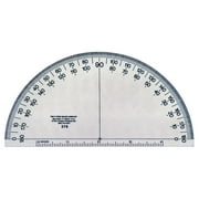 Westcott Transparent 6" Semicircular Protractor