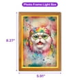 thumbnail image 5 of Hippie Persian Portrait Watercolor Tie-Dye Vintage Styles Acrylic Plaque with Wood Photo Frame Box Cat Lover Kitten Owner Gifts Light Box - 00014, 5 of 5