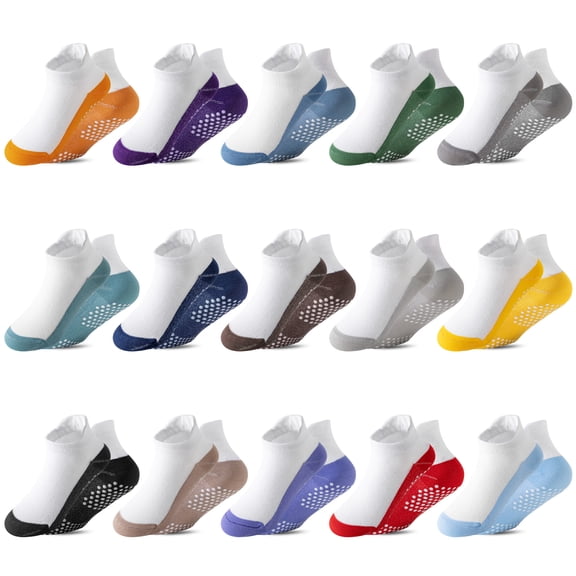 15 Pairs Toddler Anti Slip Ankle Socks Baby Girl And Baby Boy Sports Casual Socks Comfortable And Breathable Outdoor Socks