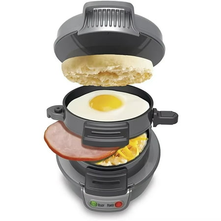 

YEYNGQC Household Breakfast Hamburg Sandwich Maker With Egg Cooker Ring Machine Bread Machine Waffle