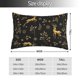 thumbnail image 2 of Fotbe Christmas Gold Deers1 Funda de Almohada Decorativa Estilo Occidental, Lujo en Algodón, Fundas para Almohadas King, Cojín Estampado para Decoración del Hogar-16"x24", 2 of 6