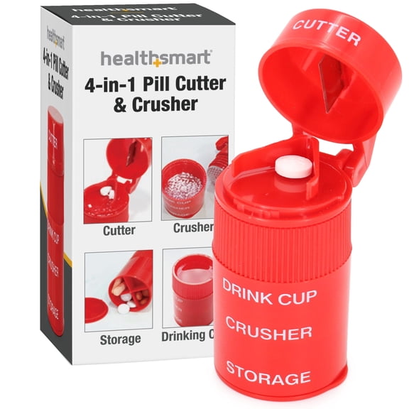 HealthSmart 4-In-1 Pill Cutter/Crusher