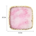 thumbnail image 6 of opvise Square Shape Resin Nail Painting Drawing Display Plate Gel Polish Pigment Holder, 6 of 7