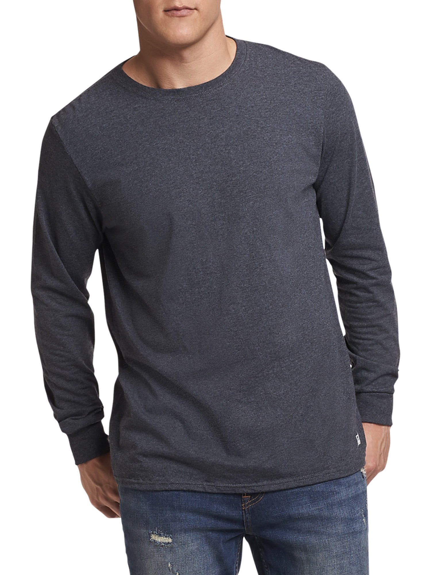 Russell Athletic Men's Cotton Performance Long Sleeve T-Shirt 