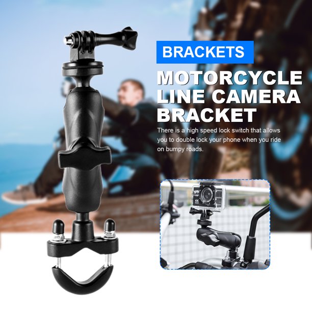 Soporte de cámara Soporte de teléfono para motocicleta para GoPro Hero 11 10 9 para DJI YI Insta 360 Likrtyny Accesorios para autos y motos