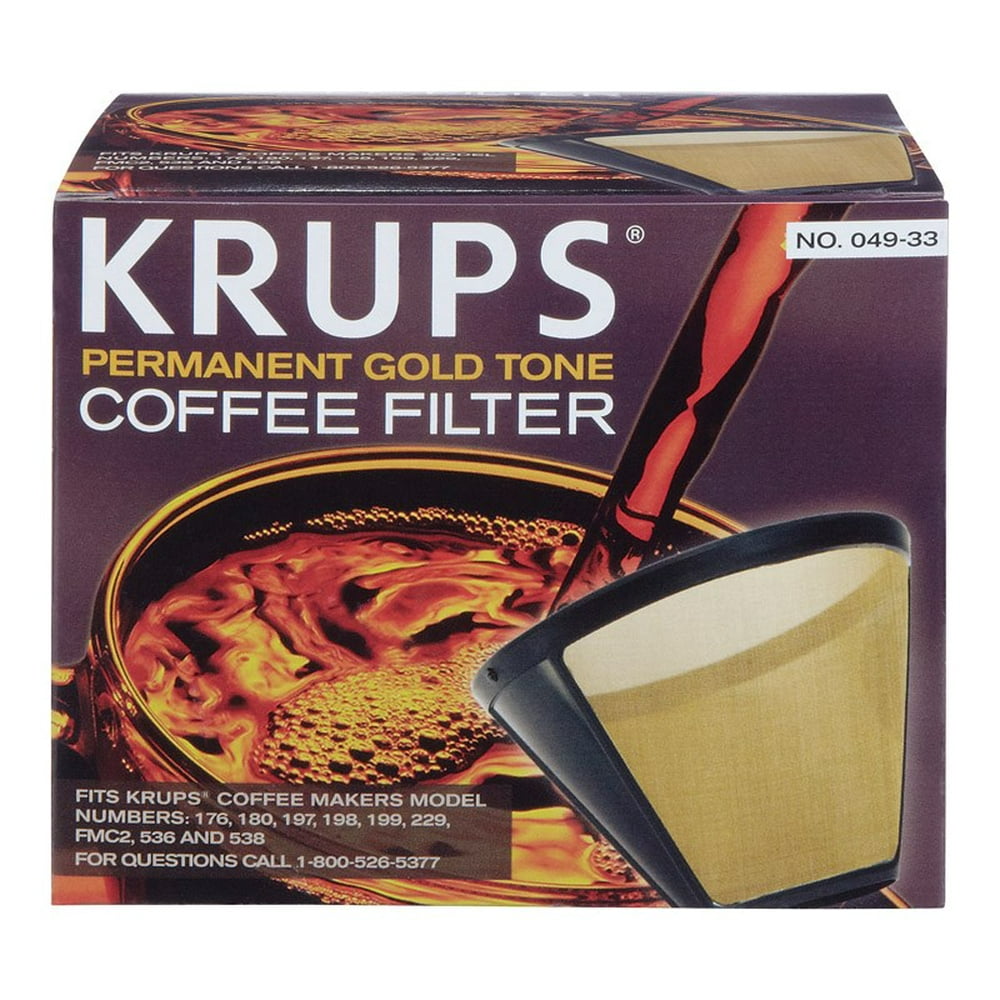Krups 049 Permanent Gold Tone Coffee Filter