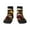 2 Black-1, variant on Noble Style Duck Pattern Quarter Crew Socks,Toe Seamed Ankle Socks,Cotton Cushioned Breathable Athletic Crew Sports Socks