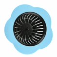 thumbnail image 3 of Yuarrent Filtro de filtro de fregadero TPR de silicona en forma de ciruela, tapón de agua, tapón de desagüe para el suelo, tapón para bañera, Suministros de limpieza para el hogar azul Yuarrent JJ17706-03, 3 of 4