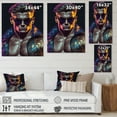 thumbnail image 4 of Designart Fashion Muscular Man With Sun Glasses IV Canvas Wall Art, 4 of 5