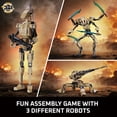 thumbnail image 3 of chanbrick 3-in-1 Interstellar War Corps Robot Building Set Compatible with Lego STEM Toy for Adults Boys 547 Pcs, 3 of 6
