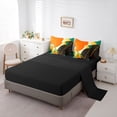 thumbnail image 5 of Homewish Female Men Retro Tree Leaves Bedding Comforter Set 7-Piece,Abstract Botanical Plants King Bedding Sets,Vintage Aesthetic Ultra Soft Bed Sheets,Ultra Soft Home Decor,Reversible, 5 of 8