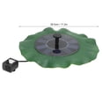thumbnail image 3 of Solar Powered Floating Landscape Fountain Pump, Multiple Spray Heads, Easy Installation for Bird Bath, Fish Tank, Garden Decor, Water Circulation, 3 of 7