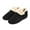 Black, variant on VONMAY Men's Suede Slipper Booties Memory Foam Slip Ons Anti-Skid Boots Indoor Outdoor