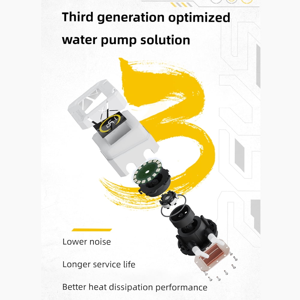 liquid fan,Sync 240mm Cooler With Optimized Water Lcd Temperature Optimized Liquid Fan Compatible With 240mm Compatible Pwm900~2200rpm Temperature Liquid Cpu Screen Cpu Cooler