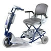 Tzora - Easy Travel Elite - Folding Lightweight Travel Scooter - 3-Wheel - Blue