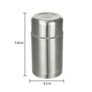 Mainstays Food Jar Insulated Food Storage Container, Stainless Steel, 27oz, Perfect for School Lunches and Activities to Keep Meals Hot or Cold