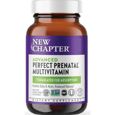 New Chapter Perfect Prenatal Multivitamin Tablets, 270 Ct