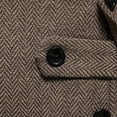 thumbnail image 6 of Munlar Coats For Women,Men's Herringbone Tweed Suit Vest Vintage Lapel Vest Men's Coat, 6 of 9