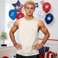 thumbnail image 5 of Mens Workout Tank Tops Sleeveless Muscle Cut Off Shirt Athletic Gym T Shirts, 4XL, 5 of 8