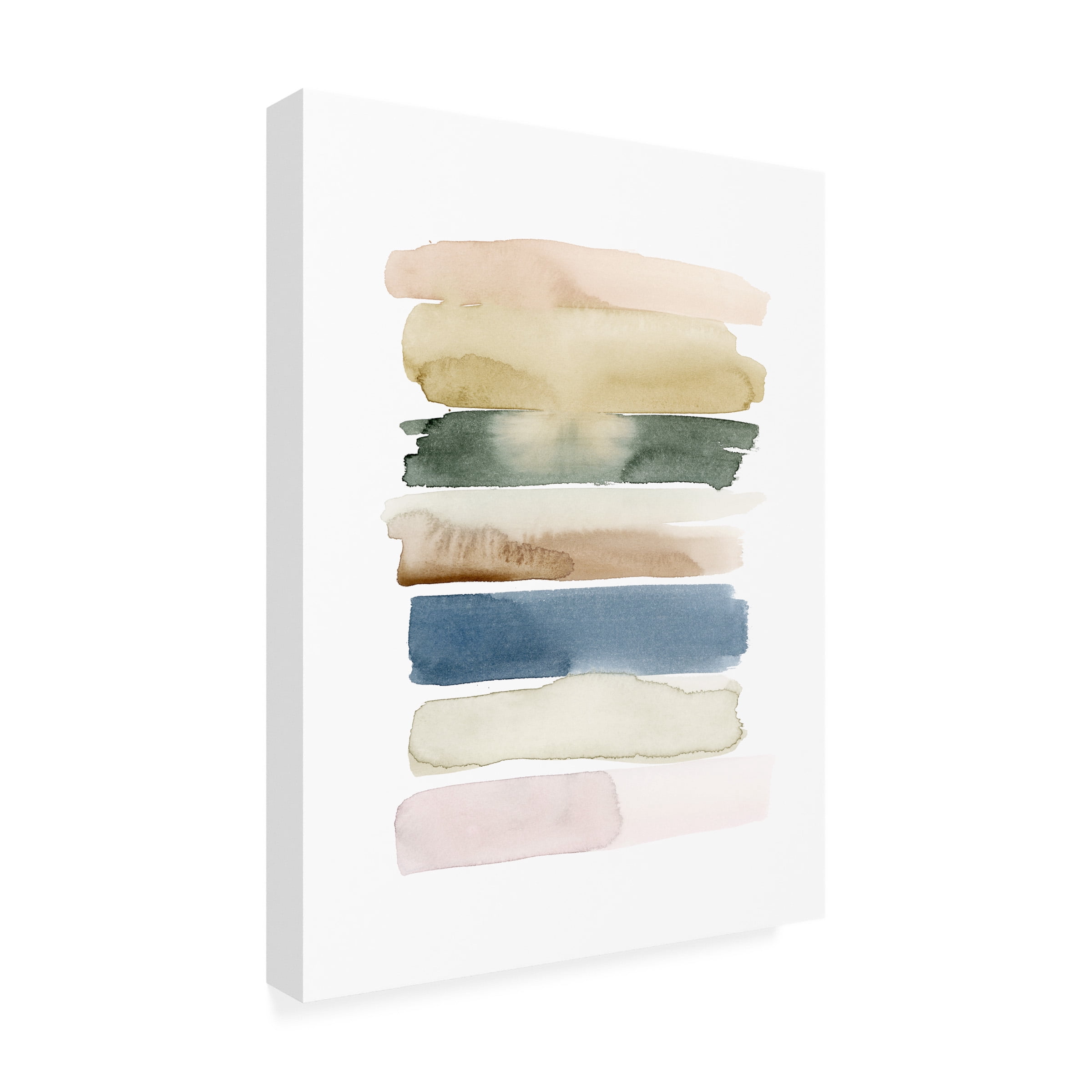 Grace Popp 'Faint Swatches II' Canvas Art