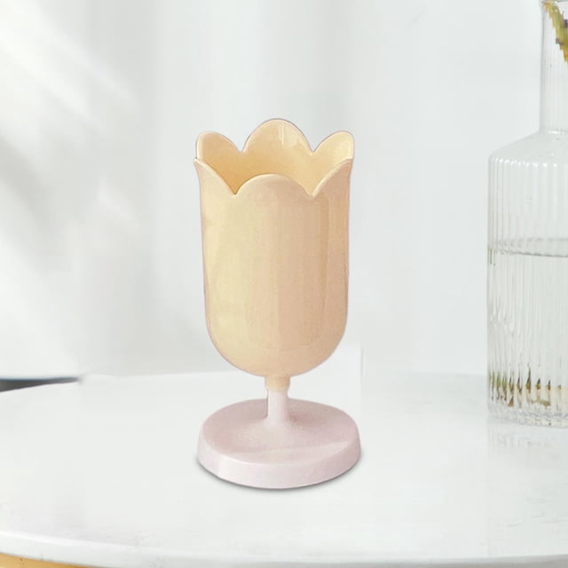 para bolígrafos, organizador de jarrones de mesa, suministros estacionarios, , soporte para brochas de maquillaje para oficina, Amarillo perfecl Titular de la pluma