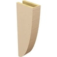 thumbnail image 5 of 4"W x 8"D x 24"H Thin Durham Rough Cedar Woodgrain TimberThane Corbel, Primed Tan, 5 of 6