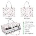thumbnail image 2 of Large Capacity Tote Bag,Beige Princess Castle Rainbow Pattern Handbag Fashion Luxury Tote Bag,15.7"x13"x 5.1" Inches,Laptop Compatible, 2 of 6