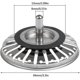 thumbnail image 2 of 2pcs Car Front Hood Vent Grille Air Flow Intake Hood For Mercedes W166 Gl Gl350 Gl450 Gl550 Ml Ml35, 2 of 5