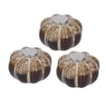 thumbnail image 1 of Cabinet Cup Pull, Drawer Pulls 3 Pcs Easy To Install Classical Pumpkin Design With Screw For Cupboards Silver,Gold, 1 of 8
